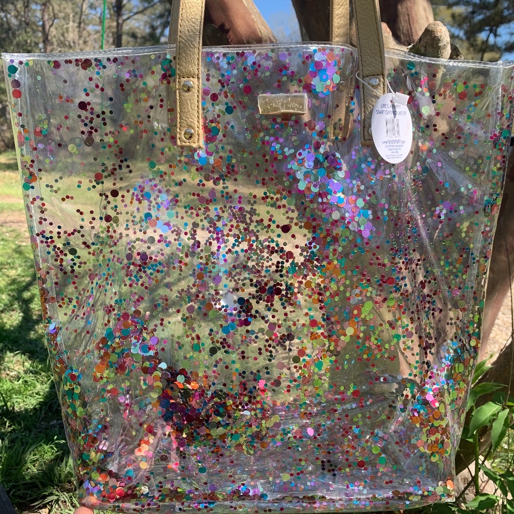 Patched Party- Confetti Bucket Bag & Tote